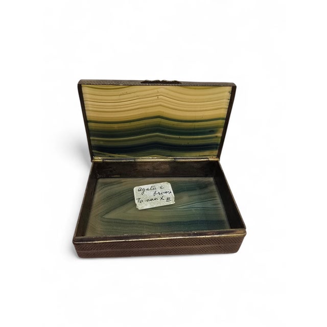 Stone Agate Box with Gilt Bronze Mounts, 1870s For Sale - Image 7 of 11