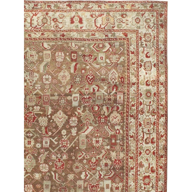 Rustic Galerie Shabab Collection Early 20th Century Turkish Ghourdes Carpet For Sale - Image 3 of 10