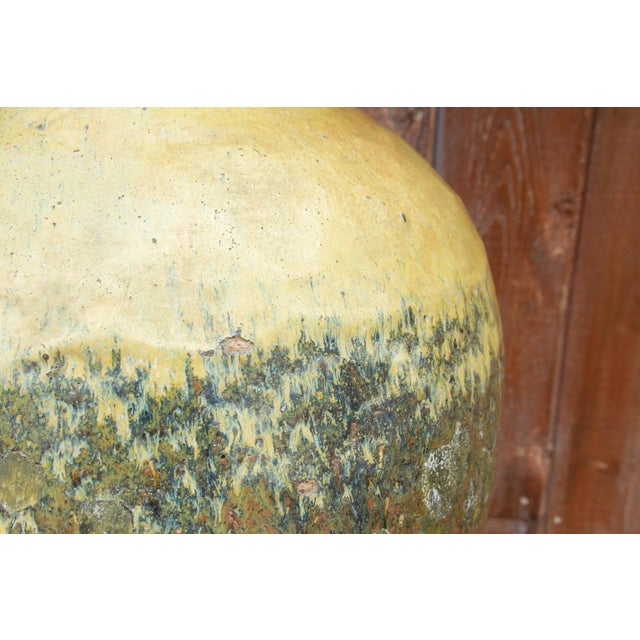 19th Century Antique Chinese Celadon Wine Earthenware Jar For Sale In Los Angeles - Image 6 of 12