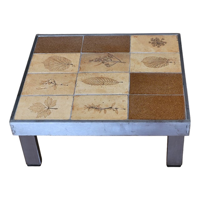 Herbier Coffee Table by Roger Capron, 1970s For Sale