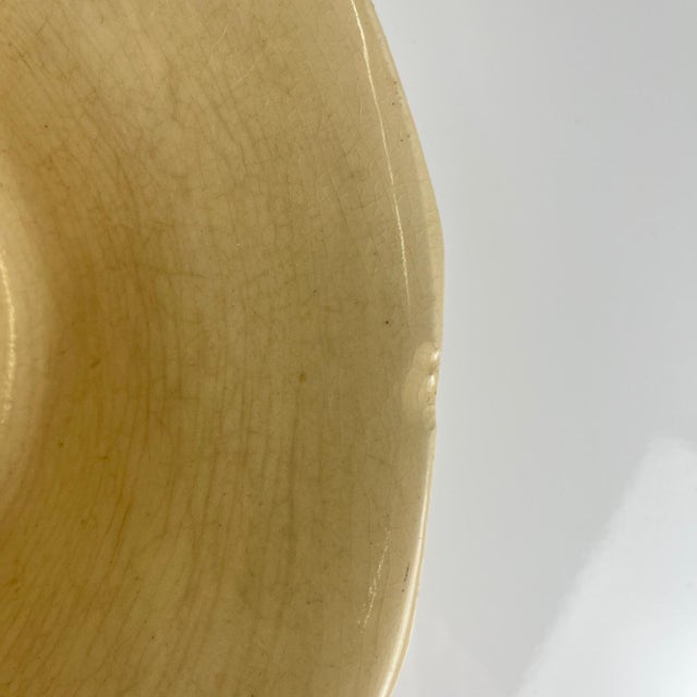 20th Century Salad Bowl with Floral Motif from Sarreguemines, 1920s For Sale - Image 4 of 10