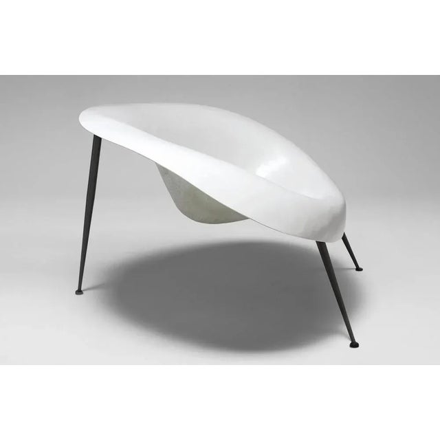 Olive Chrome Nido Chair by Imperfettolab For Sale - Image 8 of 11