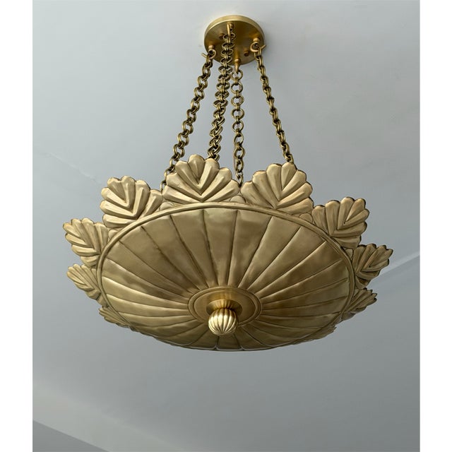 Unique Design Brass Pendant Light Fixture For Sale - Image 12 of 13