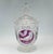 Traditional Vintage Hofbauer “Byrdes” Ruby Crystal Candy Dish / Jar With Lid For Sale - Image 3 of 17