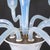 Large Vintage Eight Arm Opaline Murano Glass Chandelier in the Manner of Barovier & Toso For Sale - Image 18 of 18