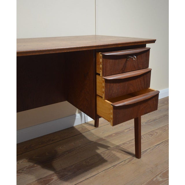 Danish Teak Desk, 1960s For Sale - Image 6 of 11