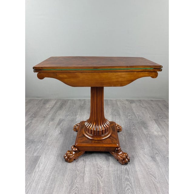 19th Century Mahogany Games Table For Sale - Image 10 of 12