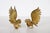 Metal Italian Gold Plated Fighting Cockerel Ornaments, 1960s, Set of 2 For Sale - Image 7 of 16