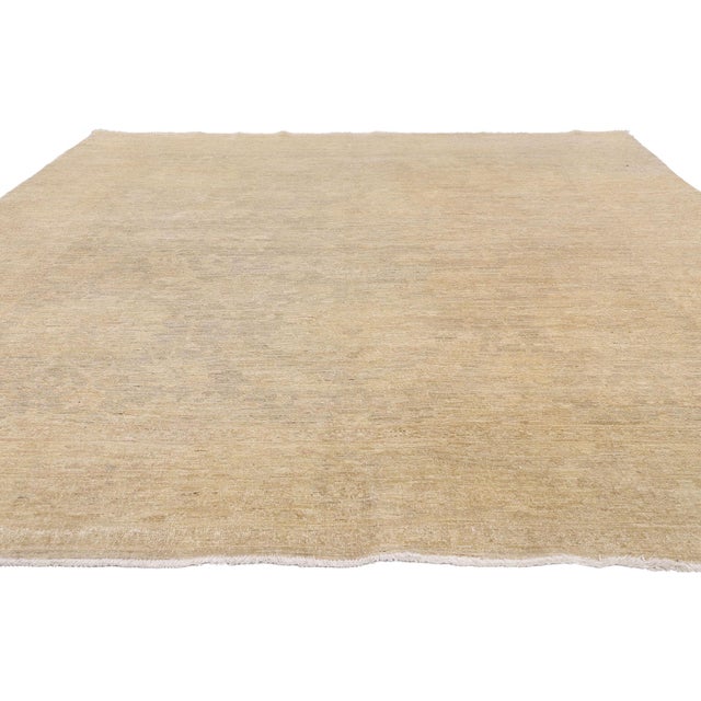 Contemporary Vintage Pakistani Oushak Rug, 07'10 X 09'10 For Sale - Image 3 of 10