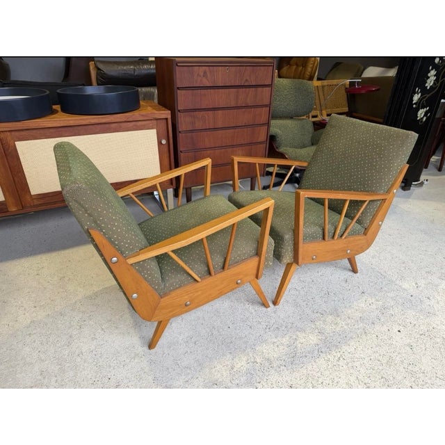 Mid-Century Modern Mid-Century Danish Style Armchairs, Set of 2 For Sale - Image 3 of 18
