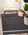 Indian 4x6 Violet Artistic Brown Kilim Open Field Modern Flatweave Wool Carpet Rug For Sale - Image 3 of 9