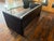 Gary Lee for Niedermeier Black Leather Architectural Sofa, Mid-1990s Designed by Gary Lee for Niedermeier in the...