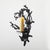 1960s Freeform Wall Candelabra in Iron, Poland, 1960 For Sale - Image 5 of 5