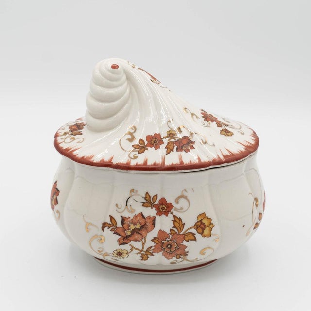 Vintage Porcelain Candy Dish by Albert Laurent for Couleuvre, 1940s For Sale - Image 15 of 15