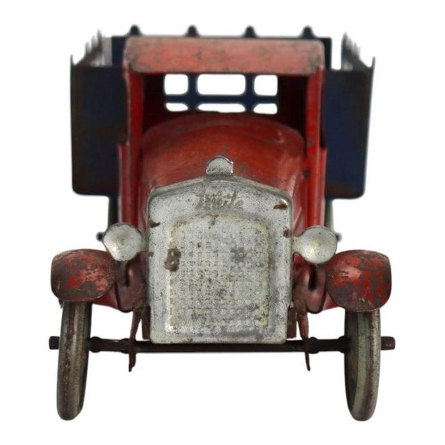 Antique Pressed Steel Sunshine Biscuits Advertising Truck Unsigned C1920 For Sale - Image 6 of 11