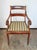 19th Century Antique Edwardian / Sheraton Revival Style Mahogany Armchair For Sale - Image 4 of 11