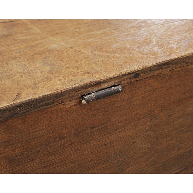19th C. Country English Painted Georgian House Blanket Chest For Sale - Image 17 of 18
