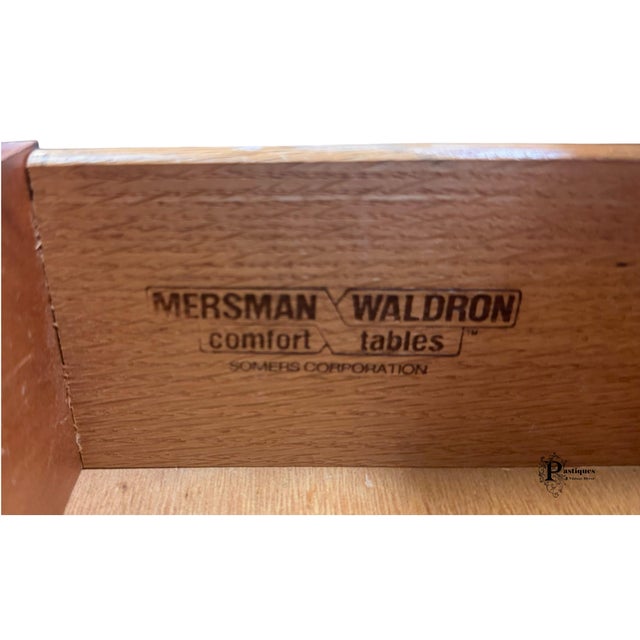 Vintage Mersman Chippendale Style Mahogany Low Boy For Sale - Image 10 of 11