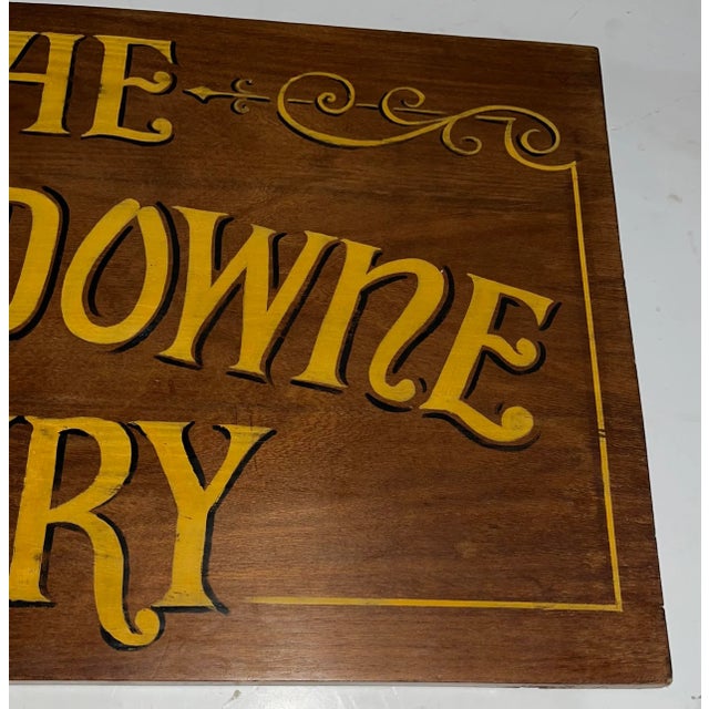 2000s The Lansdowne Dairy English Painted Sign on Wood For Sale - Image 4 of 9