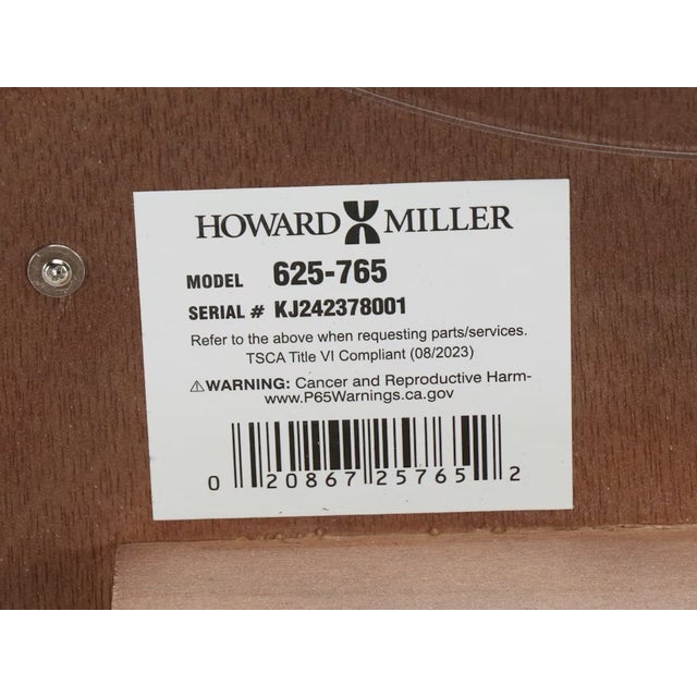 Howard Miller Farmhouse Clock With Moving Gears - Tested & Working For Sale In Cincinnati - Image 6 of 8