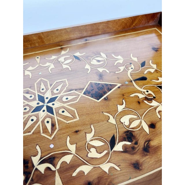 French Provincial Style Wooden Tray, 1950s For Sale - Image 6 of 13