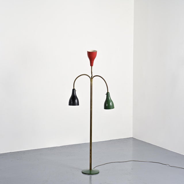 Adjustable Floor Lamp by Giuseppe Ostuni, Oluce 1950 from Oluce For Sale - Image 3 of 10