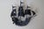 Silver Spanish Galleon Columbus' Santa Maria Sailing Ship Wall Lamp in Wrought Iron, 1950s For Sale - Image 8 of 14