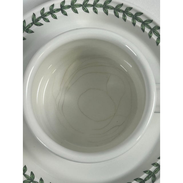 1972 Portmeirion Botanic Garden Drum Coffee Cup/Saucer-Set of 8+2 Extra Saucers- 18 Pieces For Sale - Image 9 of 11