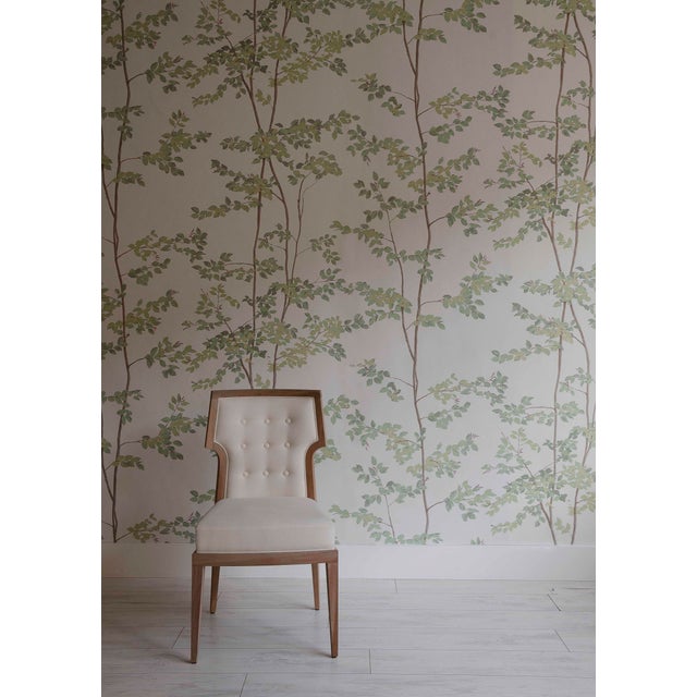 Lewis & Wood Beech Document Green Botanic Style Wallpaper Sample | Chairish
