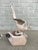 1950s Pale Pink and Gold Bird Tv Lamp and Planter For Sale - Image 4 of 12