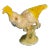 Vintage 50s Mid-Century Modern Brad Keeler Yellow Art Pottery Cockatoo No. 34 For Sale