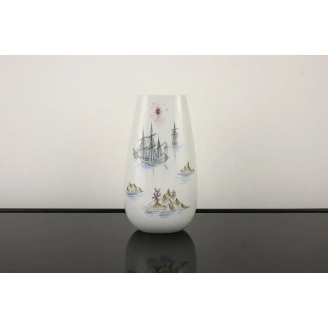 Raymond Peynet decorated ceramic vase for Rosenthal Studio Line, 70s. Perfect, collectible conditions. Branded by the...