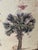 Vintage Safari Palm Trees Tropical Hat Box For Sale - Image 4 of 4