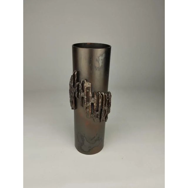 Vintage Brutalist Vase, 1970 For Sale - Image 5 of 10