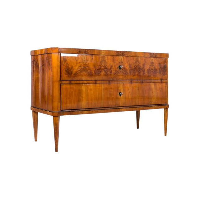 Antique German Biedermeier Commode in Cherrywood, 1830s For Sale - Image 14 of 14