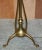Antique Art Nouveau Brass Height Adjustable Standing Floor Lamp with Sculptured Frame For Sale - Image 4 of 18