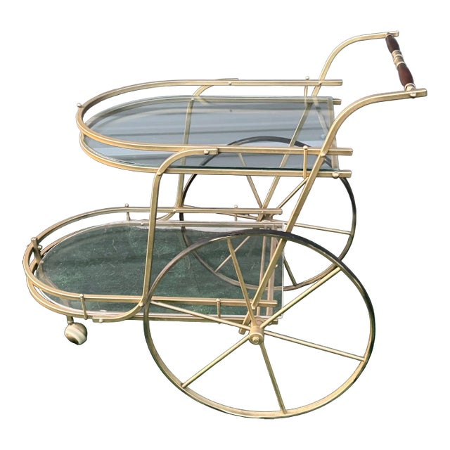 Mid Century Modern Bar Cart or Plant Stand For Sale