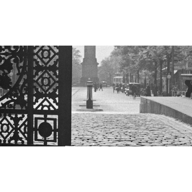 Traditional View From Iron Gate Darmstadt Castle to City Life, Germany, 1938, Printed 2021 For Sale - Image 3 of 5