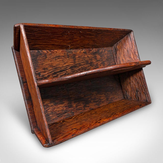 Wood Antique Country Ladies Garden Trug, English, Outdoor Tool Carry, Victorian, 1870 For Sale - Image 7 of 10
