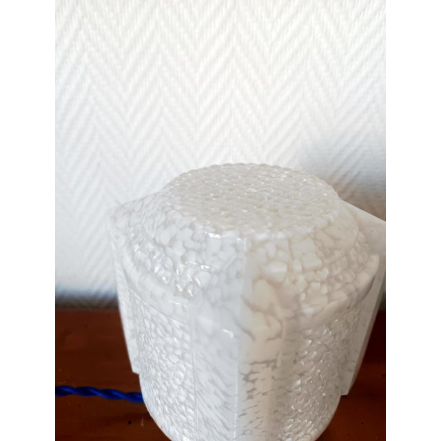 Art Deco Table Lamp with Clichy Glass, 1950s For Sale - Image 9 of 12