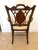 Small Antique Edwardian Inlaid Mahogany Armchair For Sale - Image 3 of 11