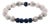 Spiritual Beaded White & Blue Energy Bracelet For Sale
