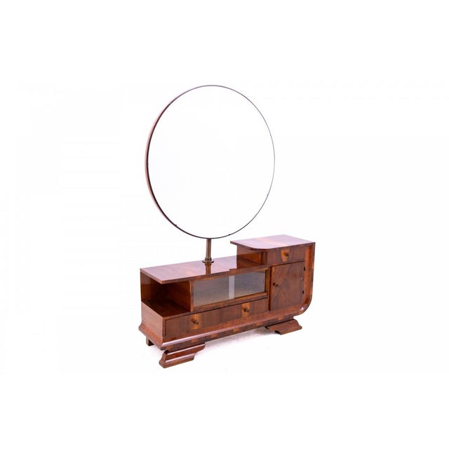 Art Deco Dressing Table, Poland, 1930s For Sale - Image 3 of 9