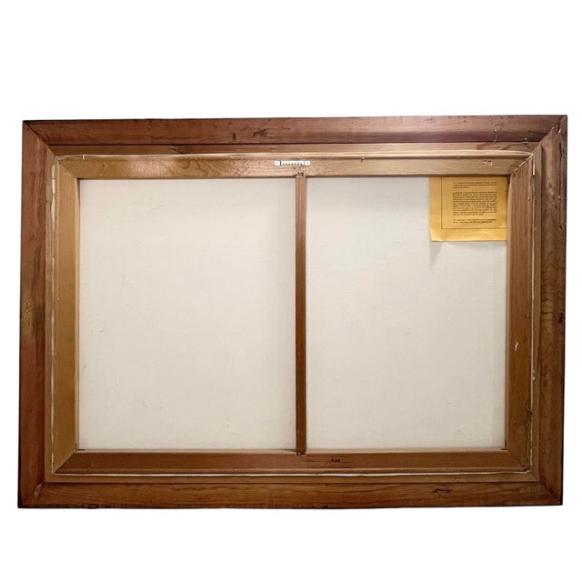 Light Yellow 1970s Landscape Oil Painting by Dewey Bradford For Sale - Image 8 of 8