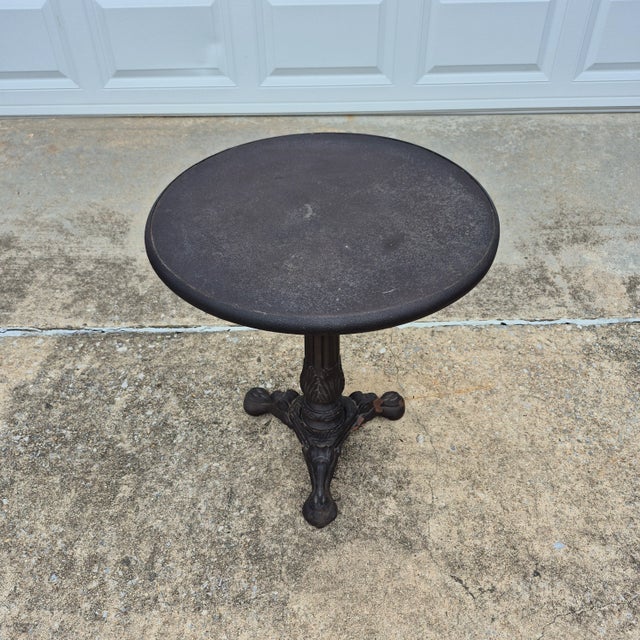 2012 Restoration Hardware 22" French Acanthus Iron Side Table For Sale - Image 11 of 11