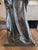 Metal Antique 19th Century Bronze Statue Sculpture Medieval Figure Holding Scrolls For Sale - Image 7 of 18