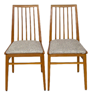 Vintage Dining Chairs from Hellerau, 1960s, Set of 2