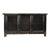 Vintage Black Aged Lattice 3-Door Sideboard For Sale