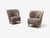 Mid-Century Modern Finnish Modern, Easy Chairs, Velvet, Lacquered Wood, Finland, 1950s For Sale - Image 3 of 11