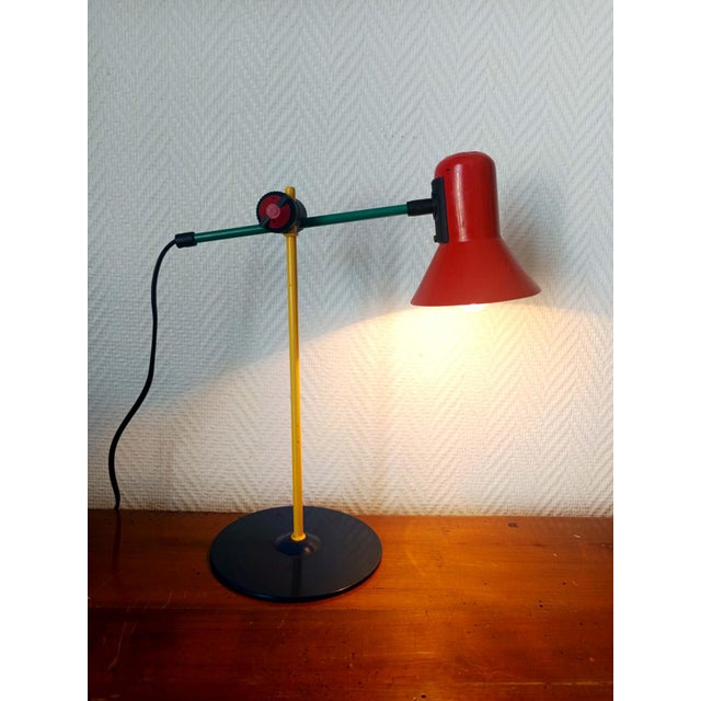 1980s Vintage Table Lamp from Veneta Lumi, 1980 For Sale - Image 5 of 13
